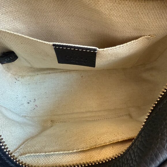 Gucci Soho Disco Black Leather Small Crossbody Bag (used) - Picture 6 of 12